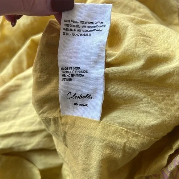 Cleobella Luna Smocked Mini Dress Camellia Yellow - Picture 13 of 14